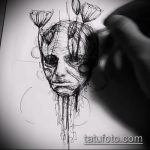 vázlat egy 53 -as boszorkány tetoválásról - a kép hűvös változata, amely sikeresen használható a boszorkány tetoválásához a seprűnyélben