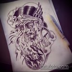 vázlat egy boszorkány tetoválásról # 988 - a rajz hűvös változata, amely sikeresen használható a boszorkány feldolgozására és tetoválásként való alkalmazására tűzerdőben