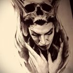 vázlat egy boszorkány tetoválásról # 216 egy rajz hűvös változata, amely könnyen használható átalakítására és boszorkánytetoválásként történő alkalmazására a karon