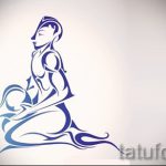 Интересна версия на скица на татуировка Водолей - знакът на Водолей (съзвездие) - рисунка за татуировка