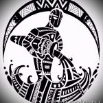 Достойна версия на скицата за татуировка Водолей - знакът на Водолей (съзвездие) - картина за татуировка