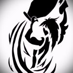 Достойна версия на скица на татуировка Водолей - символ на Водолей (съзвездие) - картина за татуировка