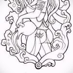 Готина версия на скица на татуировка Водолей - знакът на Водолей (съзвездие) - картина за татуировка