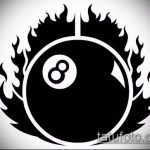 vázlat a nyolc tetoválásról # 274 egy rajz klassz változata, amely jól használható a finomításhoz és a tetováláshoz 8 labdaként