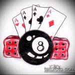 vázlat a nyolc tetoválásról # 413 a rajz klassz változata, amely könnyen használható felülvizsgálathoz és tetováláshoz 8 labdaként