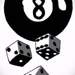 nyolcas tetoválás vázlata # 552 - a minta egyedi változata, amely sikeresen használható változtatásra és tetoválásként történő alkalmazásra 8 az ujján