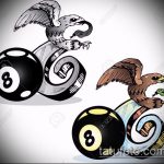 nyolcas tetoválás vázlata # 701 a rajz érdekes változata, amely sikeresen használható felülvizsgálatra és tetoválásként történő alkalmazásra 8 körben