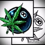 vázlat a nyolc tetoválásról # 487 - a minta exkluzív változata, amely sikeresen használható változtatásra és tetoválásként történő alkalmazásra 8 az ujjon