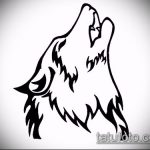 vázlat egy üvöltő farkas tetoválásról, 227. szám - a rajz hűvös változata, amely sikeresen használható változtatásra és rajzra, mint a holdon üvöltő farkas tetoválása