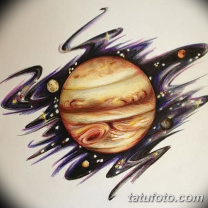 fotó vázlat a tetováló jupiterről, 2017. 09. 26 -án, №010 - vázlat a tetováló jupiterről -