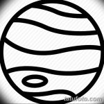 fotó vázlat a tetováló jupiterről, 2017. 09. 26 -án, №015 - vázlat a tetováló jupiterről -