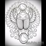 vázlat egy bogár tetoválásról # 550 - a minta egyedi változata, amely jól használható átalakítására és bogár tetoválásként történő alkalmazására az ujján