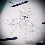 vázlat egy bogár tetoválásról # 934 - a minta exkluzív változata, amely sikeresen használható a ketrecben lévő bogár átalakítására és tetoválásként történő alkalmazására