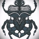 vázlat egy bogár tetoválásról # 940 - a rajz méltó változata, amely jól használható a bogár vállán történő megváltoztatására és tetoválásként történő alkalmazására