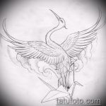 скица на татуировка с кран № 204 - уникална версия на модела, която може да се използва добре за промяна и рисуване на кран на ръката като татуировка