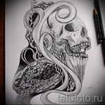 A kígyóvázlat tetoválás egyedi változata - kígyónyak tetováláshoz használható