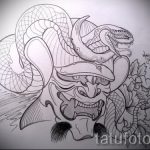 A kígyóvázlat tetoválás hűvös változata - kígyótetováláshoz használható a lapockán