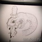 Hűvös változata kígyó vázlat tetoválás - lehet használni a kígyó tetoválás férfiak