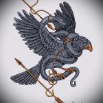 A kígyó vázlat tetoválás stílusos változata - használható akvarell kígyó tetováláshoz