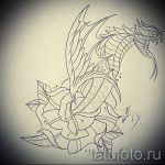 A kígyó tetoválás vázlatának eredeti verziója - kígyótetováló férfiak számára használható