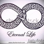 A kígyóvázlat tetoválás érdekes változata - kígyótetováláshoz használható