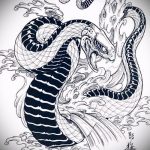 Cool kígyó vázlat tetoválás opció - kígyófej tetováláshoz használható
