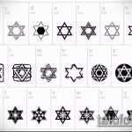 DAVID TATTOO 4. SZTÁR VÁZLATA - a rajz érdekes változata, amely sikeresen használható a Dávid -csillag tetoválás csuklóra történő módosításához és rajzolásához