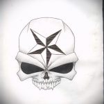 Csillag tetoválás vázlata a kulcscsonton # 350 - a minta exkluzív változata, amely könnyen használható a kulcscsontra és a térdre vonatkozó csillagtetoválás feldolgozására és alkalmazására