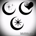 A csillag tetoválás vázlata a kulcscsonton # 43 a minta klassz változata, amely sikeresen használható átalakítására és csillagtetoválásként történő alkalmazására a lányok kulcscsontján