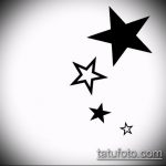 A csillag tetoválás vázlata a kulcscsonton # 256 a minta hűvös változata, amely sikeresen használható átalakítására és csillagtetoválásként történő alkalmazására a kulcscsonton, a nyakhoz közelebb