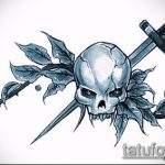 vázlat a 673 -as katonai tetoválásról - a rajz hűvös változata, amely jól használható a tengeri tetoválás feldolgozásához és alkalmazásához