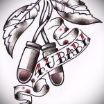 vázlat a 203 -as katonai tetoválásról - a kép hűvös változata, amely könnyen használható átalakításra és alkalmazásra katonai tetováló skorpióként