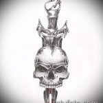 vázlat a katonai tetoválás 569 -es számáról - a rajz egyedi változata, amely sikeresen használható revízióhoz és tetováláshoz, mint katonai hírszerzés