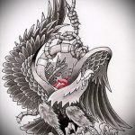 vázlat a 360 -as katonai tetoválásról - a rajz hűvös változata, amely sikeresen használható a haditengerészet tetoválásaként történő átalakítására és alkalmazására