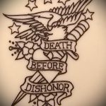 vázlat a katonai tetoválásról # 733 - a rajz exkluzív változata, amely könnyen használható katonai hírszerző denevér átalakítására és alkalmazására