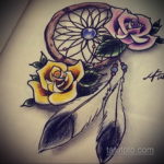 vázlat női tetoválás álomfogó 2019.09.14. №014 - vázlat női álomfogó -