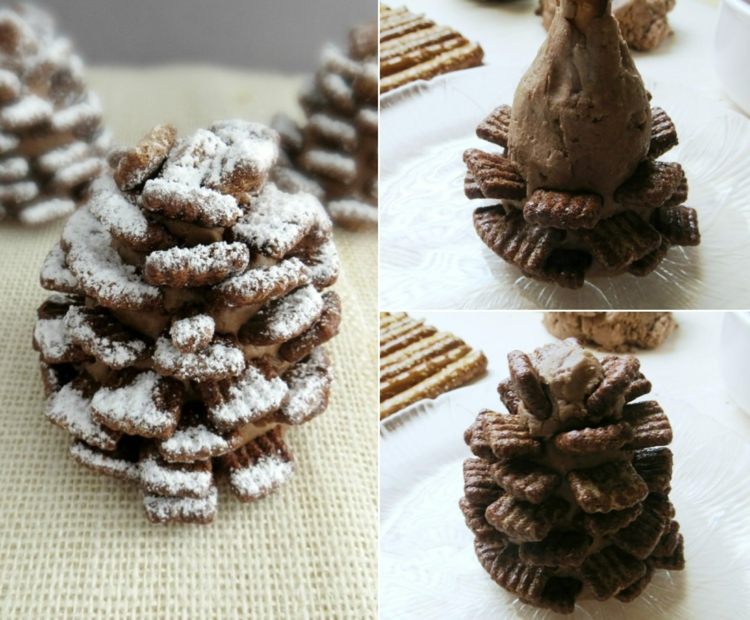 Vyrobte si na Vianoce dezerty bez pečenia - šišky s raňajkovými cereáliami