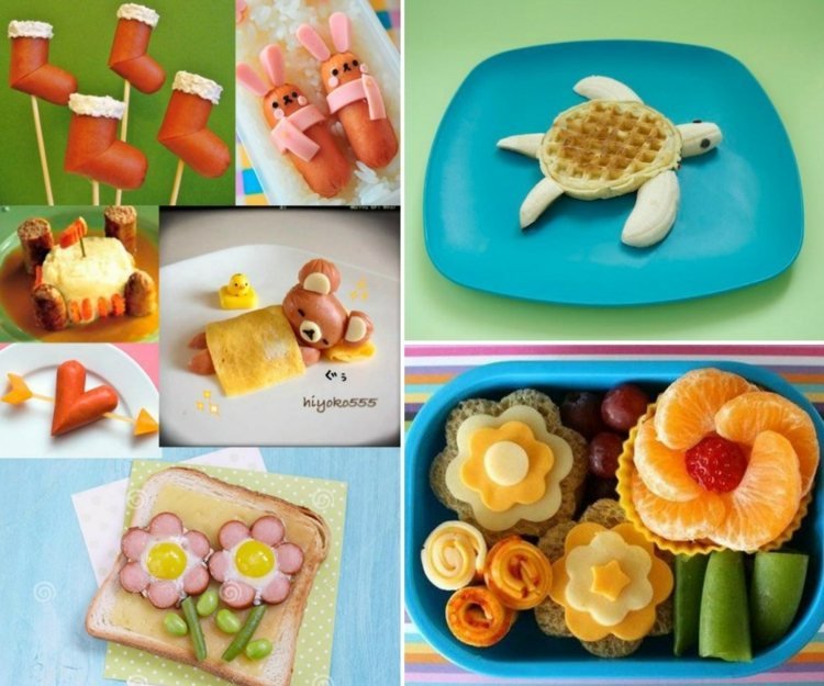 Vytvarujte z jedla pekné kvety jedenie-deti-radosť-klobása-kvety-korytnačka