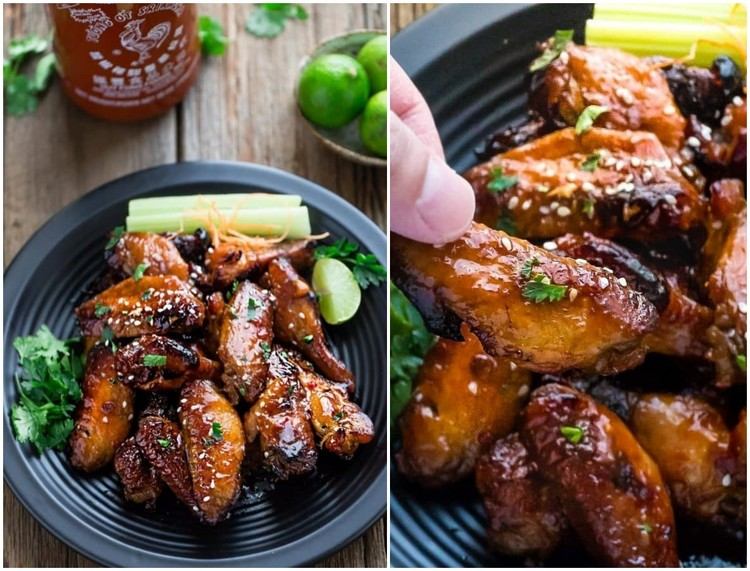 Glazované kuracie krídla na prípravu pánskeho večera