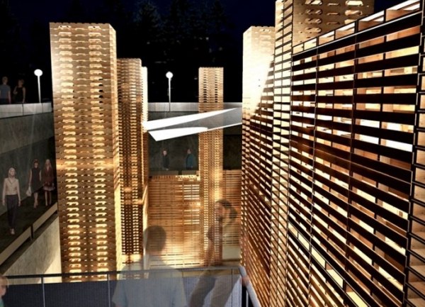 Budova europalety v opere Návrhy stavby europalety opery