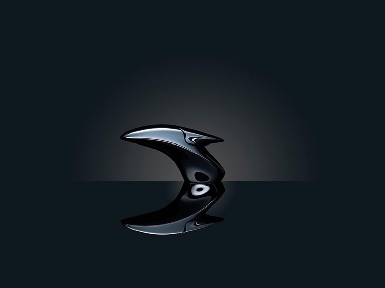 Kúpelňový nábytok -design-zaha-hadid-lifting-mixer-čierna-organická