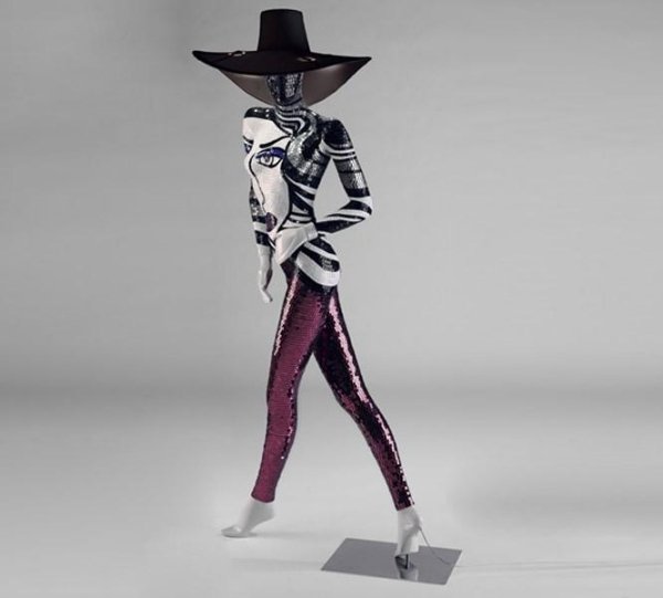 SICIS Next Art WBLAMP stojacie lampy fialová figúrka ženy