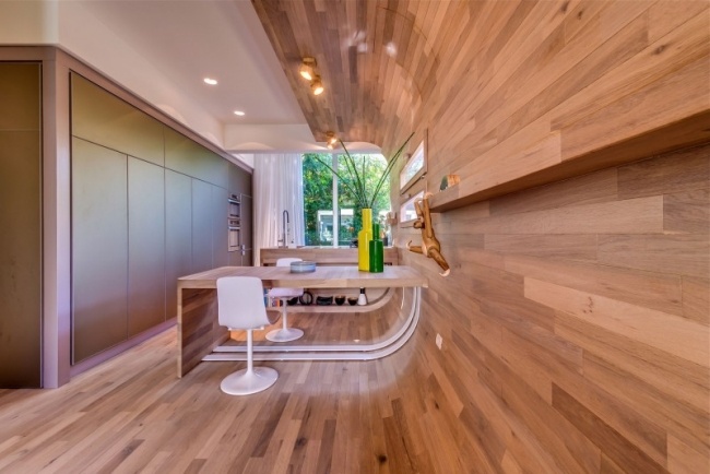 Blokový systém policových nástenných policových panelov z nerezovej ocele