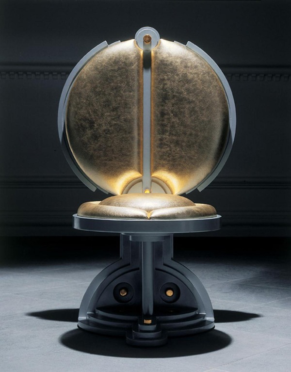 Stolička do obývačky-čierna farba