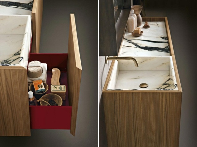 Nápady na dizajn drezu z mramorovej spodnej skrinky