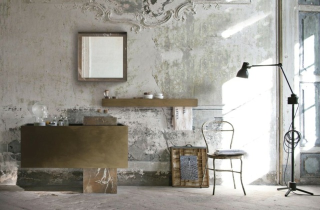 Základná skriňa moderný dizajn márnosť kúpeľňa vintage