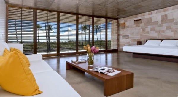 Zariadenie rekreačného domu v obývacej izbe Atlantik Navrhnite rekreačný dom v obývacej izbe Atlantic