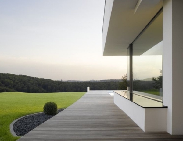 Haus am Oberen-Berg Terasové drevené podlahy