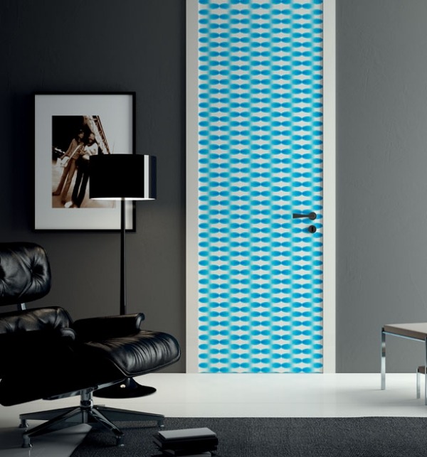 Modré dvere Digi-Karim Rashid Design