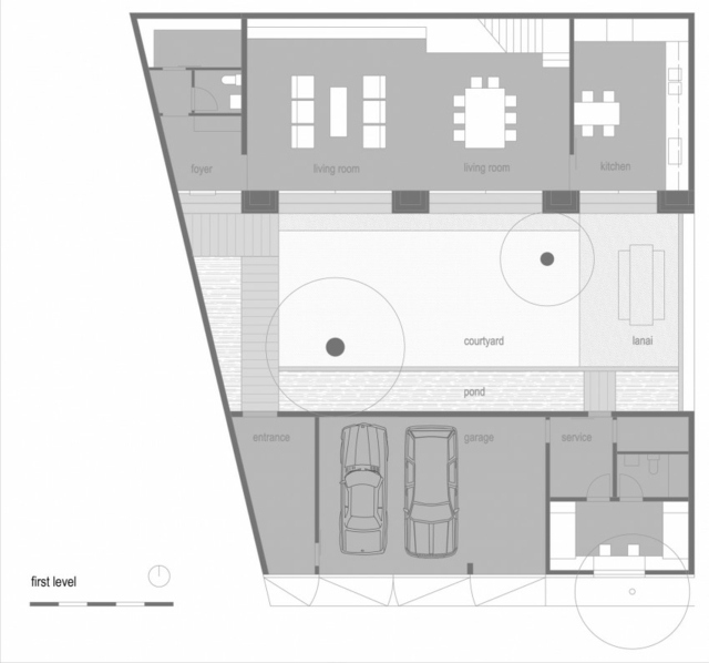 Stavebný plán priestorová distribúcia budova objemový pohľad vyššie